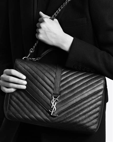 ysl college bag medium vs large